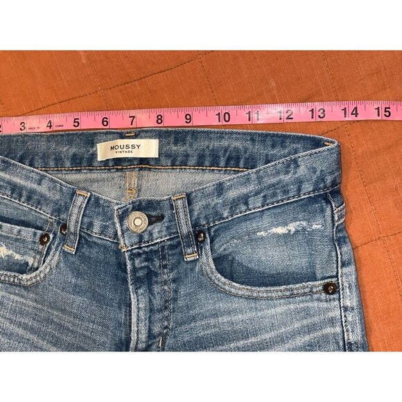Moussy Vintage Glendale Mid Rise  Ankle Skinny Jeans Women Size 26 - Picture 8 of 11